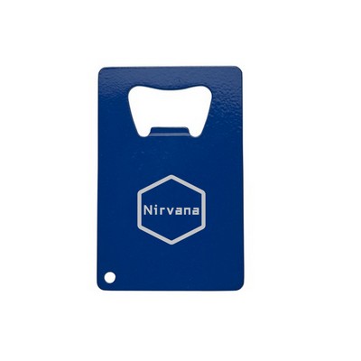 Colorful Coated Credit Card Bottle Opener