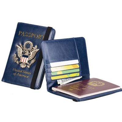 Multi-card Passport Holder w/Vaccine Card Slot