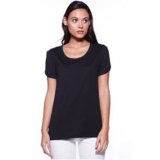 Startee Apparel Womens CVC Twist Sleeve Top