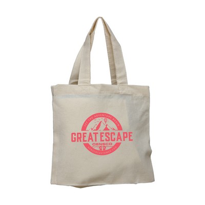 Small Natural Cotton Canvas Tote Bag