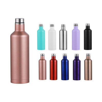 17 Oz Stainless Steel Insulated Wine Bottle