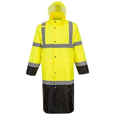 Hi-Vis Class 3 Contrast Rain Coat 48"