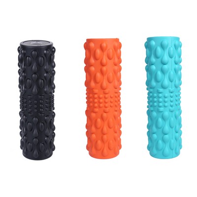 Fitness Electric Yoga Pillar Vibrating Yoga 5 Speed Massage Foam Roller Alleviate Muscle Fatigue