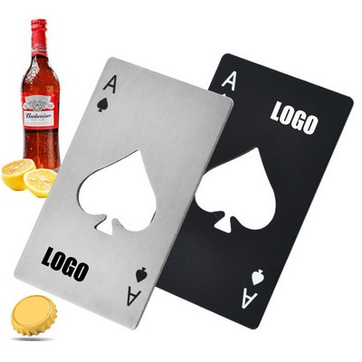 Playing Card Bottle Opener