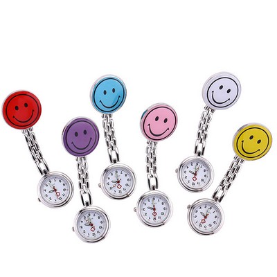 Round Shape Metal Nurse Watch