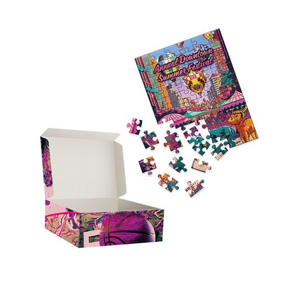 8.5"x11" Jigsaw Puzzle (60pc) | Bagged w/Box (4.625"L x 3.625"W x 1.625"H)