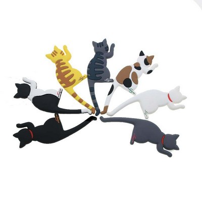 Cartoon Cute Cat PVC Refrigerator Magnet