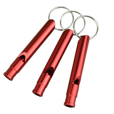 Aluminum Whistle Keychain