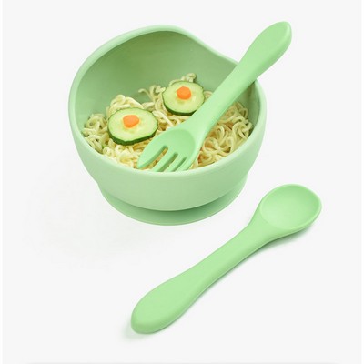 Silicone Baby Bowl And Spoon Kit