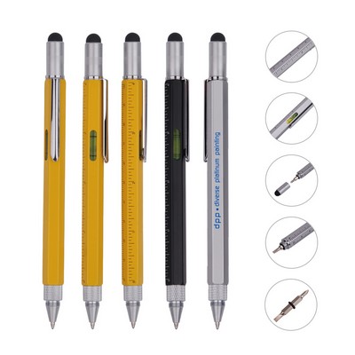 Metal Multi-functional Stylus Tool Pen