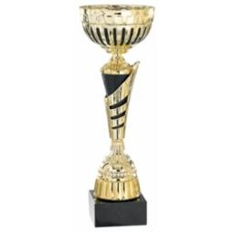 13" Assembled Gold/Black Cup Trophy