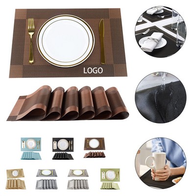 PVC Hotel Western Food Table Insulation Placemat