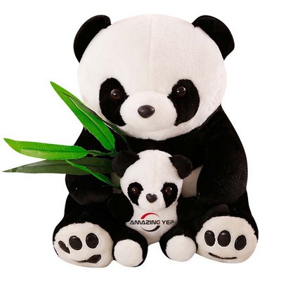 8" Giant Panda Plush Toy Big Paw