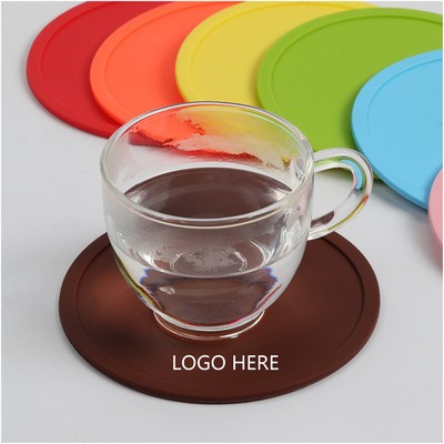 Round Silicone Coaster