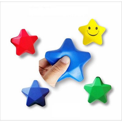 Foam Star Shaped Stress Reliever w/Custom Logo