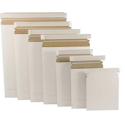 Heavy Duty Flat White Self Seal Cardboard Mailer (11"x13 1/2")