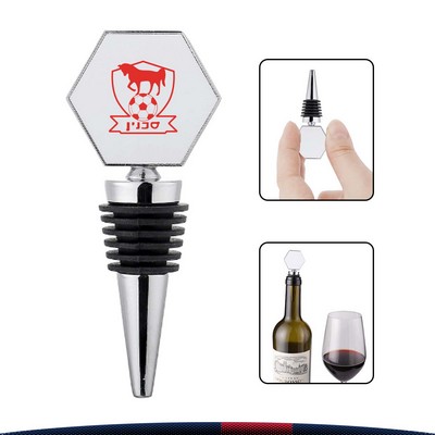 Hexagon-shaped Head Wine Stopper