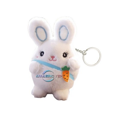 4.5" Keychain Squishmallow Plush Key Tag - Rabbit