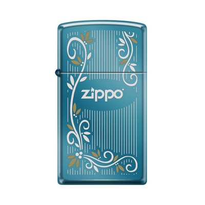 Zippo® Slim® High Polish Blue Lighter