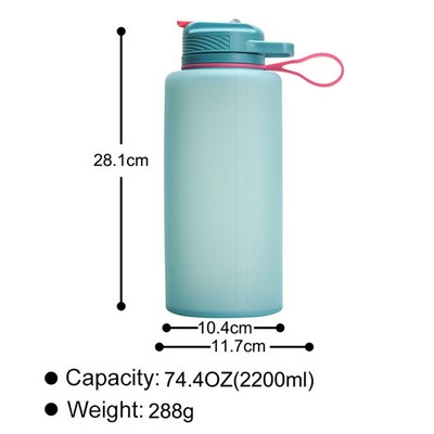 Foldable 74oz Water Bottle