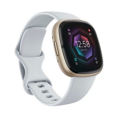 Fitbit Sense 2 Smartwatch - Blue Mist/Soft Gold Aluminum