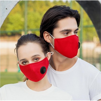 PPE Cotton Face Mask w/ Valve and 3pcs Fliter PM2.5 MASKS