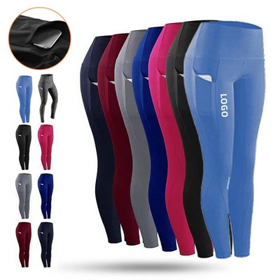 Women's High Waisted Yoga Pants Leggings w/Pockets