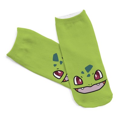 Pokemon Low Cut Short Green Socks