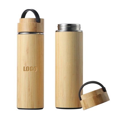 500ml Bamboo Stainless Steel Cups Mug