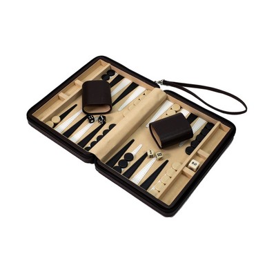 Travel Backgammon Set (Brown)