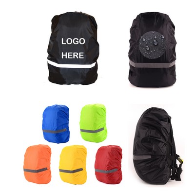 Visibility Backpack Rain Cover with Reflective Strip