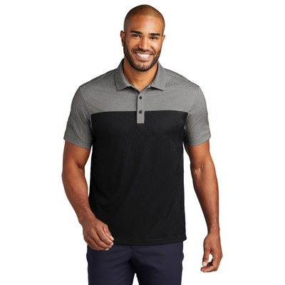 Port Authority® Fine Pique Blend Blocked Polo Shirt