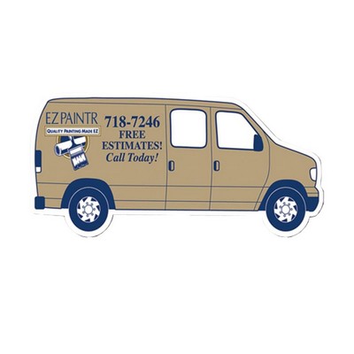 Delivery Van Stock Shape Vinyl Magnet - 30mil