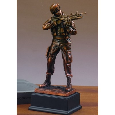 Army Award, 4.5" W x 11.5" H