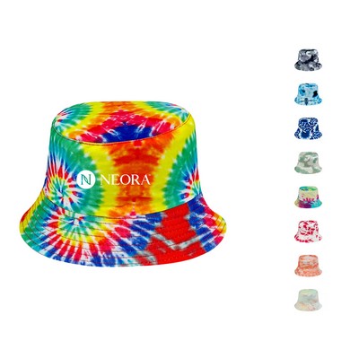 Double Sided Tie-dye Fishing Hat