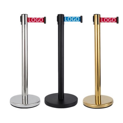 Queue Pole Retractable Red Belt Crowd Control Barrier