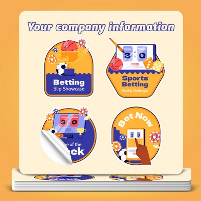 Custom Sticker Sheets w/Full-Color Printing