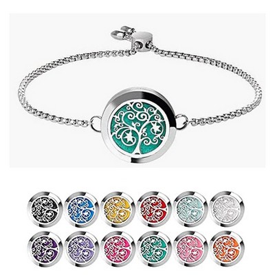 Stainless Steel Essential Oil Diffuser Bracelet