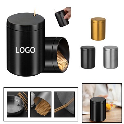 Stainless Steel Toothpick Holder Dispenser