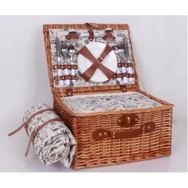 Straw Picnic Basket