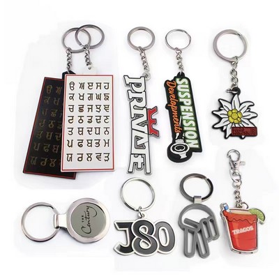 Custom Die Struck Metal Keychain