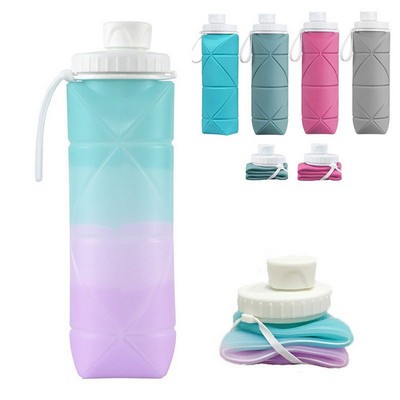 21oz Silicone Collapsible Bottle Travel Cup