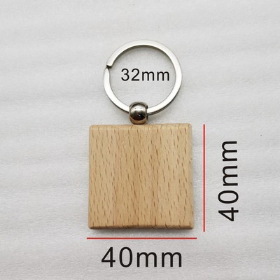 Blanks Wooden Keychain