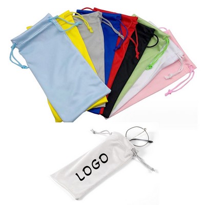 Microfiber Pouch with Drawstring Closure