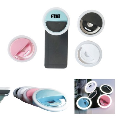 Portable LED Mobile Phone Selfie Ring Flash