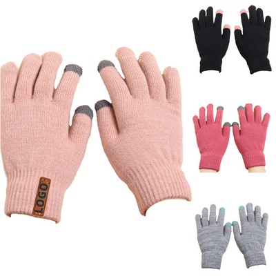 Winter Touch Screen Knit Glove