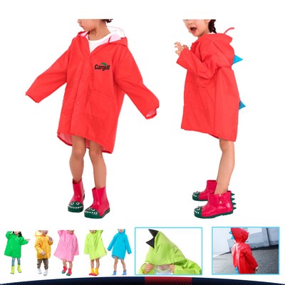 Kids Dinosaur Raincoat