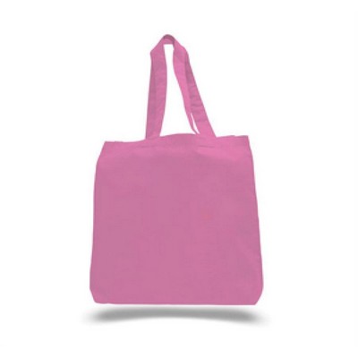 Cotton Tote Bag with Bottom Gusset