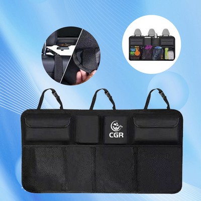 Vehicle Rear Seat Multi-Pocket Storage