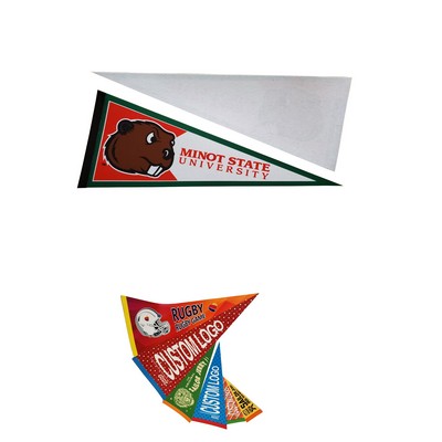 11.8" x 29.5" Custom Felt Pennant